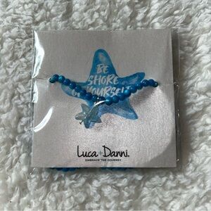 Luca + Danni Starfish Beaded Anklet NEW